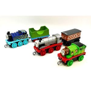 Thomas & Friends Metal Push Along SODOR SAFARI ANIMAL FRIENDS 5 piece set‎